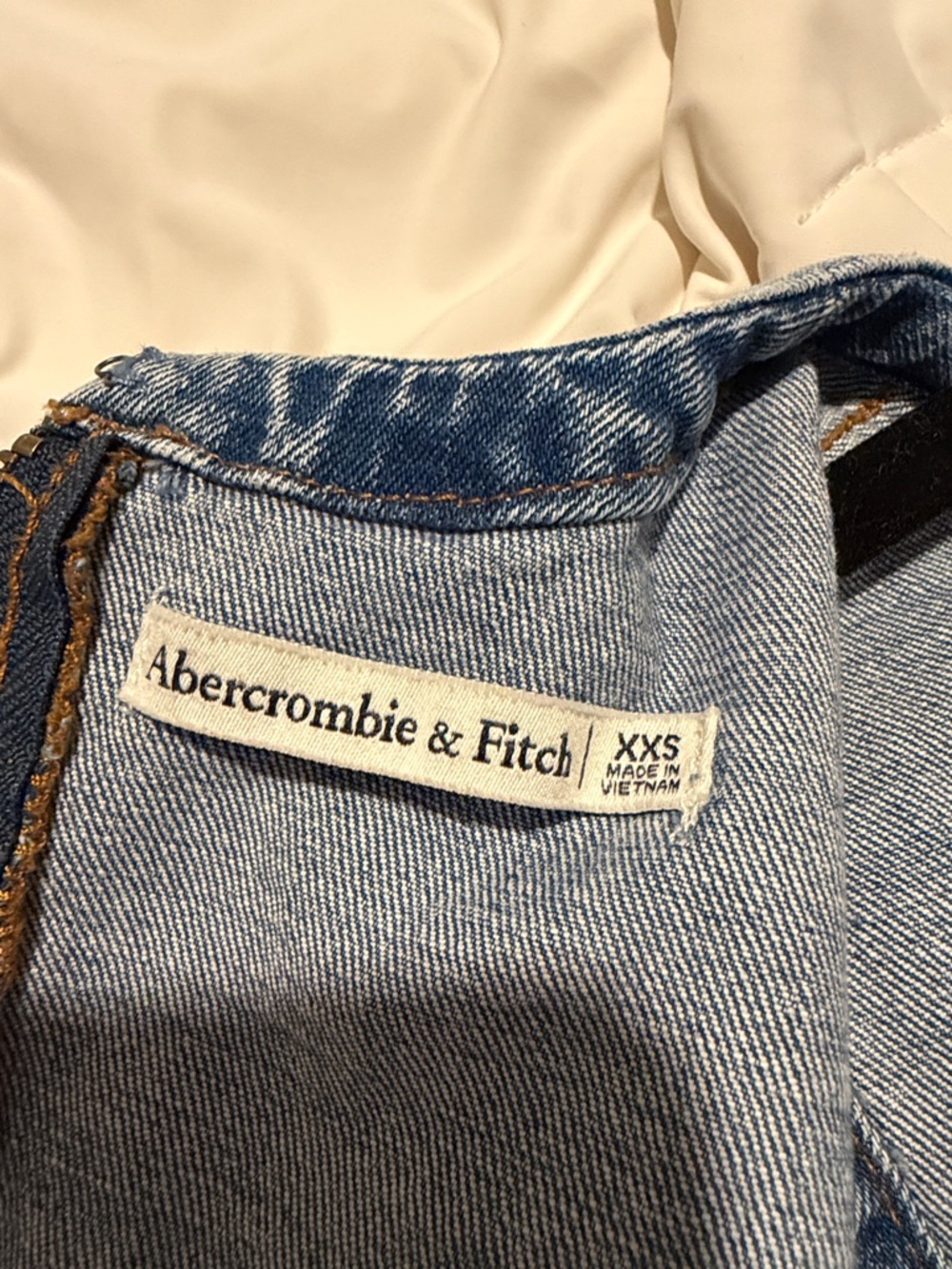 Abercrombie Denim Shell Top in Blue - Picture 3 of 5